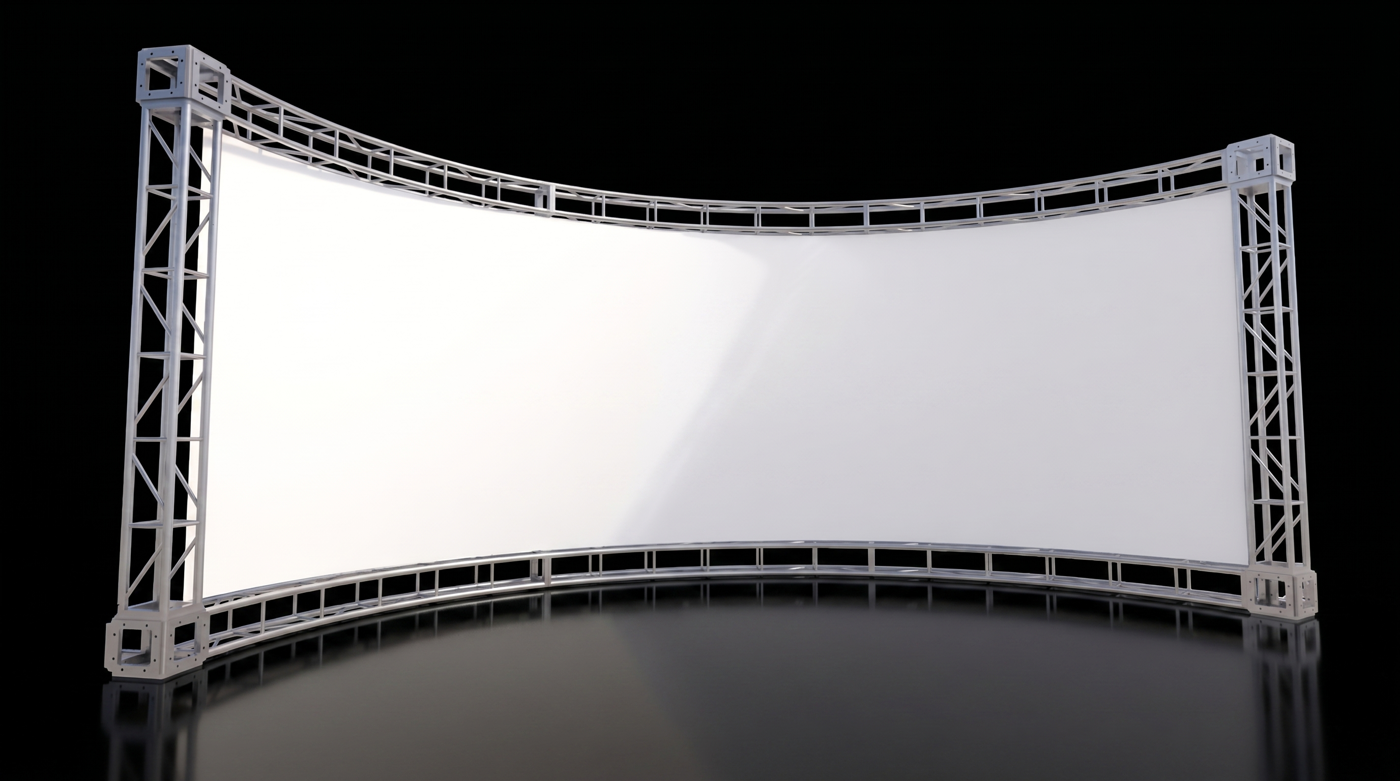 Curve photo wall